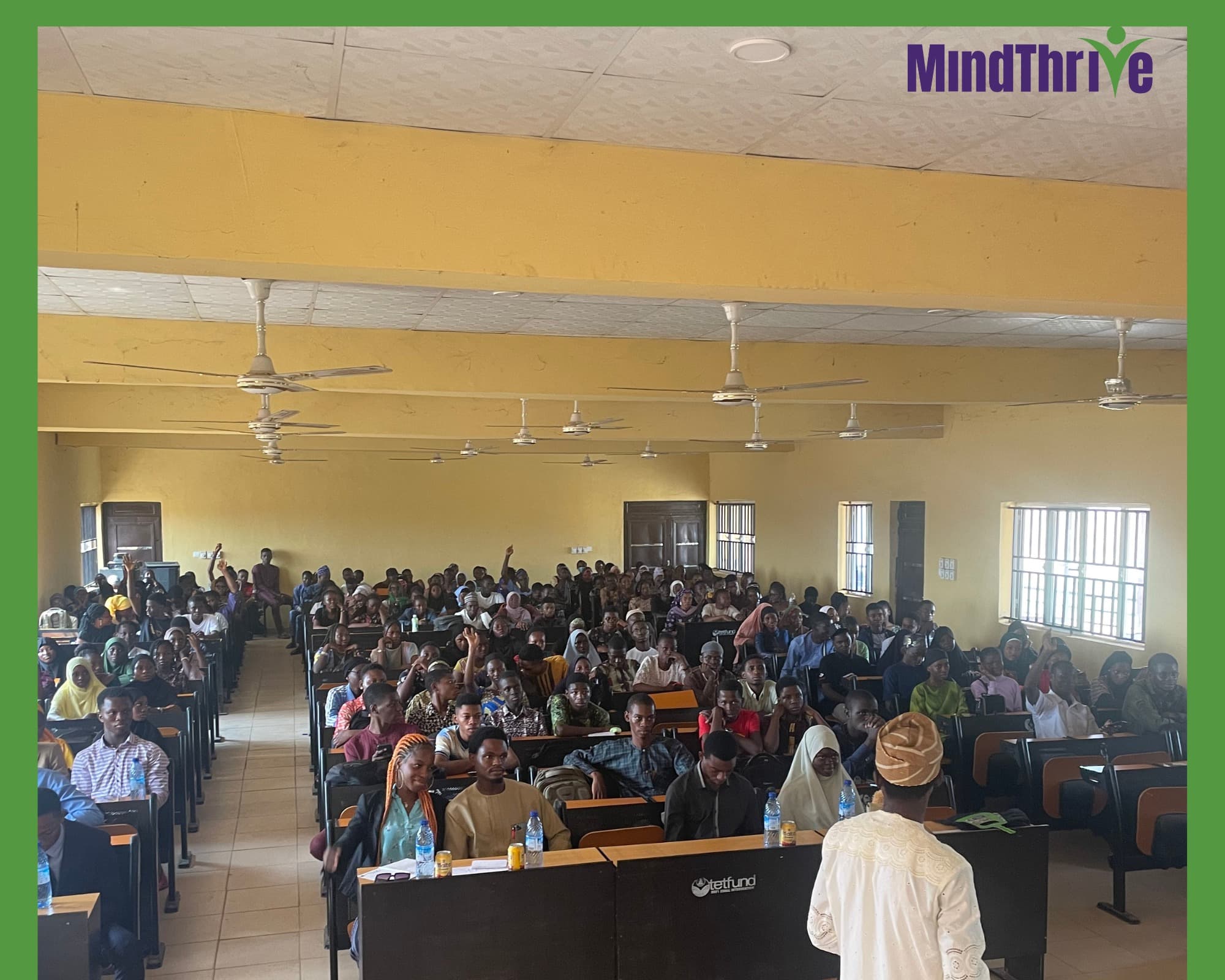 Students being mentored